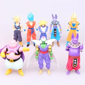 8Pcs/set Dragon Ball Beerus Torankusu Son Goku Son Gohan Piccolo Majin Buu PVC Action Figure Collectible Model Toy OPP 15CM B254
8Pcs/set Dragon Ball Beerus Torankusu Son Goku Son Gohan Piccolo Majin Buu PVC Action Figure Collectible Model Toy OPP 15CM B254