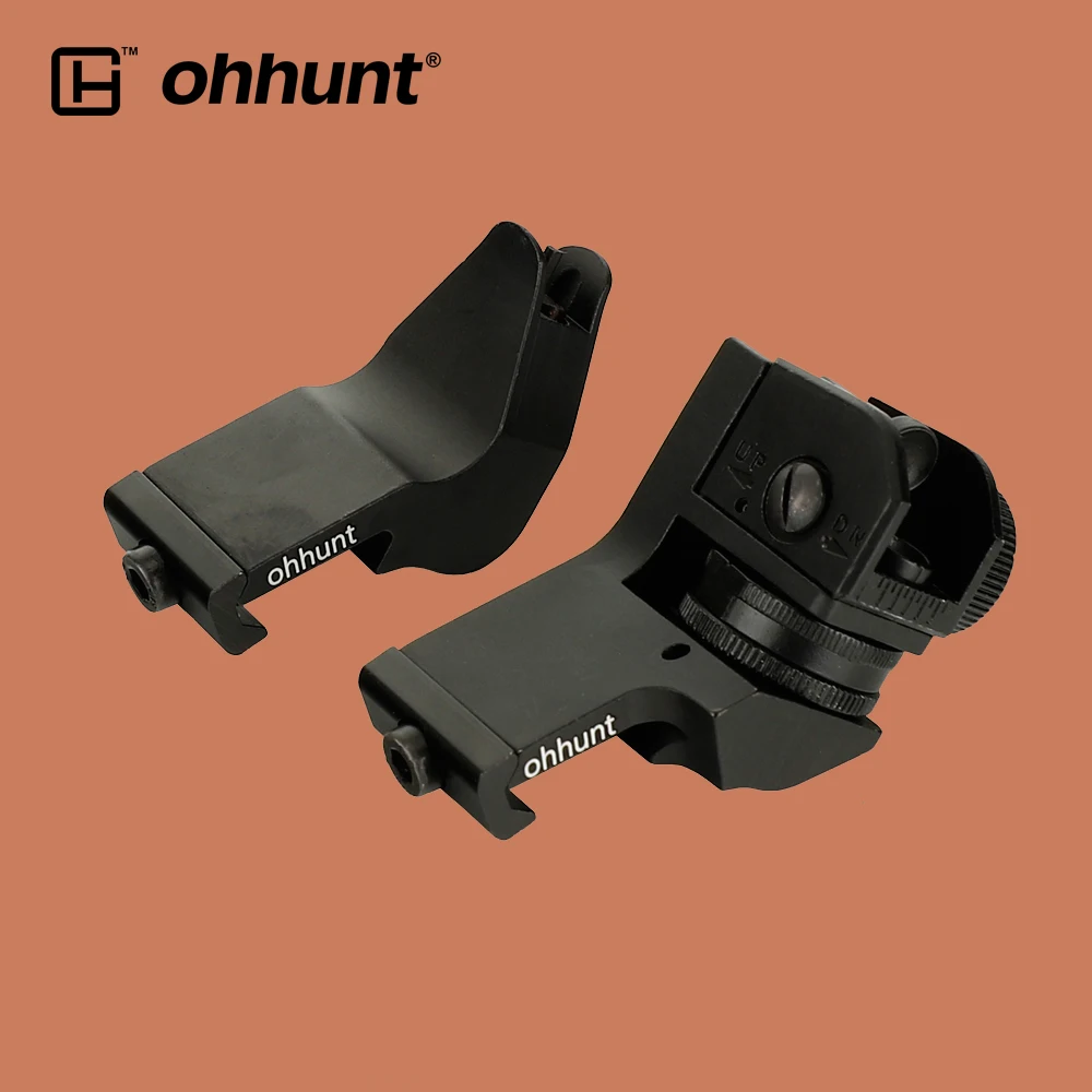 ohhunt Tactical Front Rear 45 Degree Rapid Transition Backup Sight Set with Picatinny Rail for Rifle Scope Hunting Accessories
ohhunt Tactical Front Rear 45 Degree Rapid Transition Backup Sight Set with Picatinny Rail for Rifle Scope Hunting Accessories