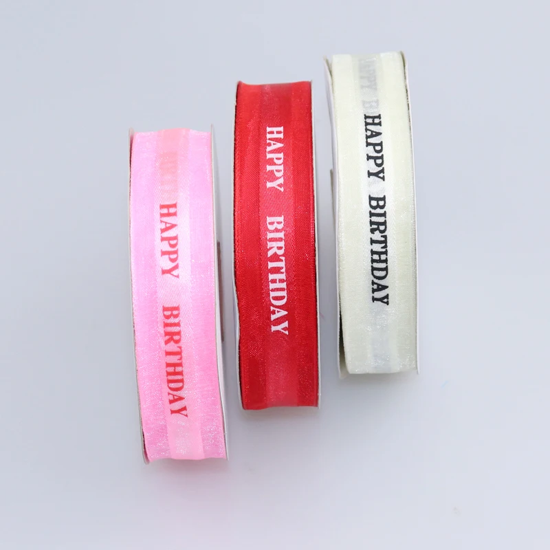 Birthday Ribbon 2.5cm 50 yard happy birthday letter for birthday decoratio party Accessories gift package red pink white DIY
Birthday Ribbon 2.5cm 50 yard happy birthday letter for birthday decoratio party Accessories gift package red pink white DIY