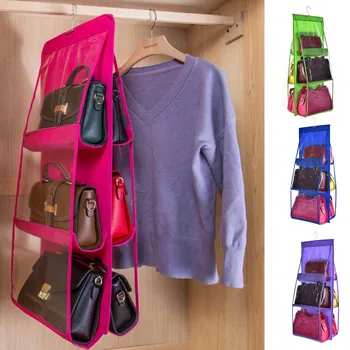 Double - sided six - layer bag hanging bag six handbag storage finishing bag hanging multi - layer perspective dust - proof
Double - sided six - layer bag hanging bag six handbag storage finishing bag hanging multi - layer perspective dust - proof