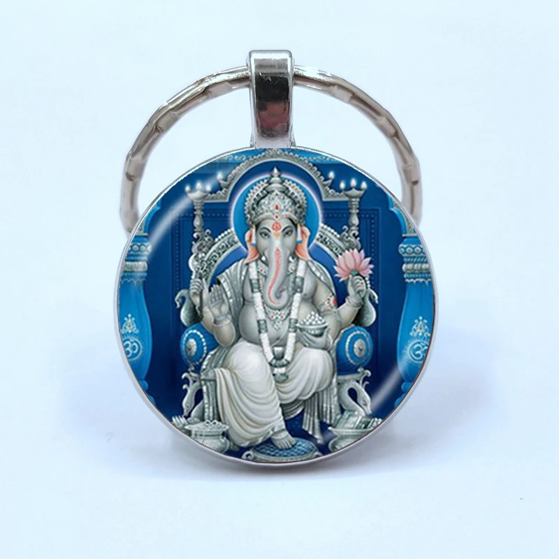 Lord Ganesh Ganesha Keychain God of Fortune Pendant Hindu Elephant Keychain Buddha Meditation Spiritual Jewelry Keychain
Lord Ganesh Ganesha Keychain God of Fortune Pendant Hindu Elephant Keychain Buddha Meditation Spiritual Jewelry Keychain