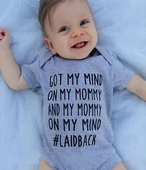 2017 Casual on my mind letter cotton short sleeve Newborn Baby Boys Girls Bodysuit Jumpsuit Cotton Bodysuits Clothes Sunsuit
2017 Casual on my mind letter cotton short sleeve Newborn Baby Boys Girls Bodysuit Jumpsuit Cotton Bodysuits Clothes Sunsuit