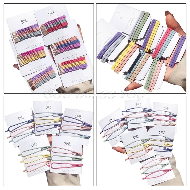 1 Set Women Girls DIY Hair Styling Bobby Pins Sweet Macaron Candy Color Baking Paint One Word Hair Clips Spiral Metal Barrettes
1 Set Women Girls DIY Hair Styling Bobby Pins Sweet Macaron Candy Color Baking Paint One Word Hair Clips Spiral Metal Barrettes