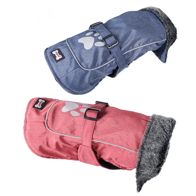 Warm Winter Pet Dog Clothes High Quality Waterproof Nylon Jacket with Soft Collars Refliective and Dog Paw Design for Dogs
Warm Winter Pet Dog Clothes High Quality Waterproof Nylon Jacket with Soft Collars Refliective and Dog Paw Design for Dogs