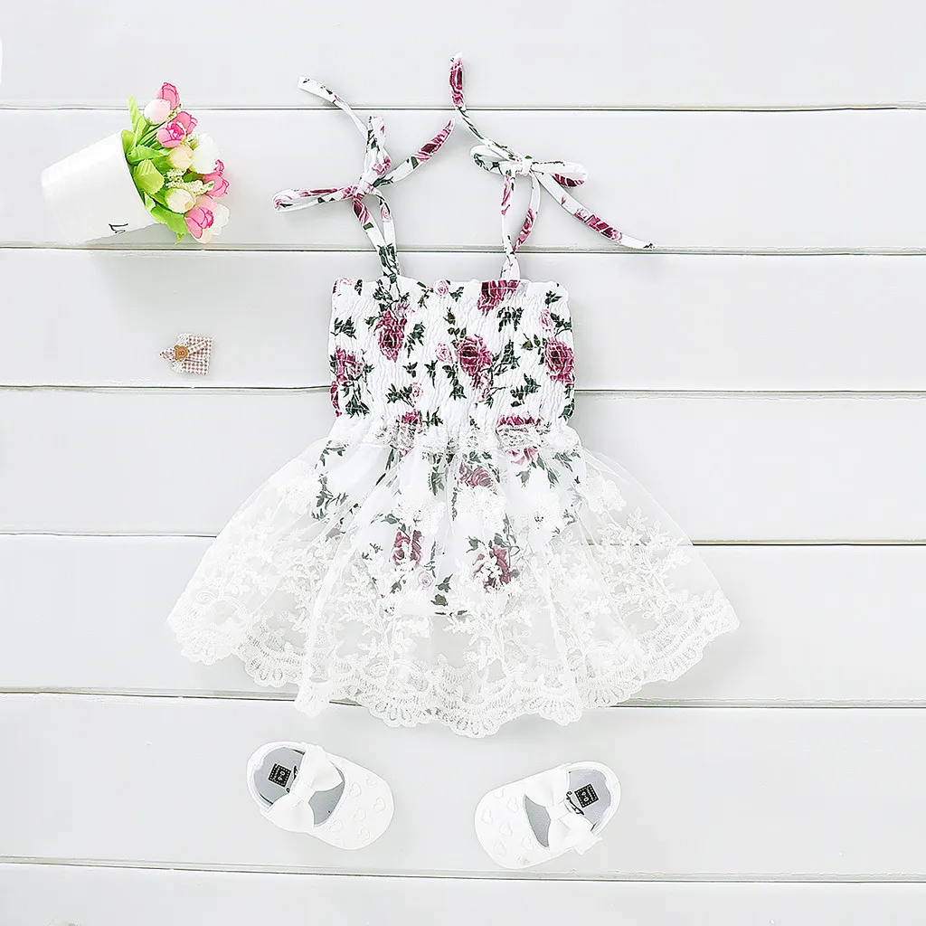 Girls Dress Infant Baby Girl Sleeveless Vest Floral Print Jumpsuit Romper Lace Princess Birthday Wedding Party Summer Dress C#
Girls Dress Infant Baby Girl Sleeveless Vest Floral Print Jumpsuit Romper Lace Princess Birthday Wedding Party Summer Dress C#