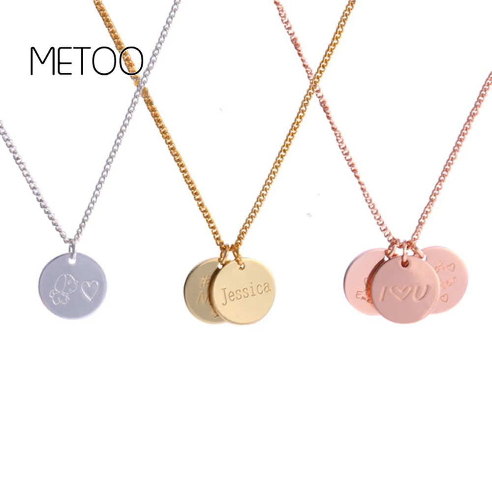 METOO 12*12 mm Round Coin Necklace Custom Name Necklace Personalized Drop Disc Pendants Necklaces Beauty Mother Gifts for Etsy
METOO 12*12 mm Round Coin Necklace Custom Name Necklace Personalized Drop Disc Pendants Necklaces Beauty Mother Gifts for Etsy