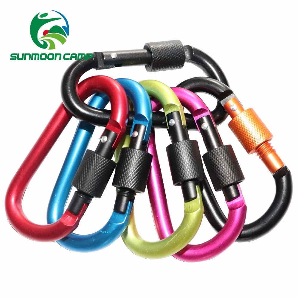 5Pcs/lot Aluminum D-ring D Shape Snap Spring Hook Carabiner Locking Lock Clip Keychain Climbing Backpack Strap Buckle
5Pcs/lot Aluminum D-ring D Shape Snap Spring Hook Carabiner Locking Lock Clip Keychain Climbing Backpack Strap Buckle