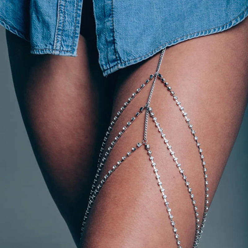 Sexy Women Thigh Leg Chain Body Jewelry Bikini Beach Harness Body Chain Gift Bohemian Anklet Summer Vacation
Sexy Women Thigh Leg Chain Body Jewelry Bikini Beach Harness Body Chain Gift Bohemian Anklet Summer Vacation