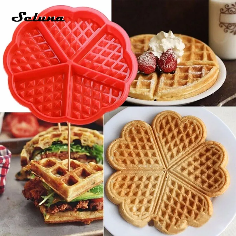 Seluna Silicone Waffle Mold Maker Pan Microwave Baking Cookie Cake Muffin Bakeware Cooking Tools Kitchen Accessories Supplies
Seluna Silicone Waffle Mold Maker Pan Microwave Baking Cookie Cake Muffin Bakeware Cooking Tools Kitchen Accessories Supplies
