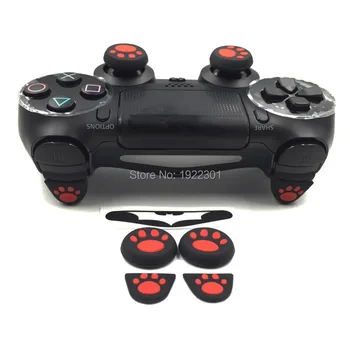 Cat Paw Design L2 R2 Silicone Trigger Buttons Sticker+Joystick Cap Silicone Grips for PS4 Controller with batman led decal
Cat Paw Design L2 R2 Silicone Trigger Buttons Sticker+Joystick Cap Silicone Grips for PS4 Controller with batman led decal