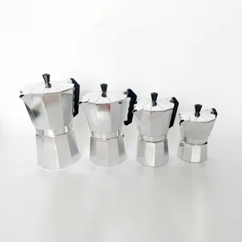 Homeleader Coffee Makers Italian Top Moka Espresso Cafeteira Expresso Percolator 3cup/6cup/9cup/12cup Stovetop Coffee Maker
Homeleader Coffee Makers Italian Top Moka Espresso Cafeteira Expresso Percolator 3cup/6cup/9cup/12cup Stovetop Coffee Maker