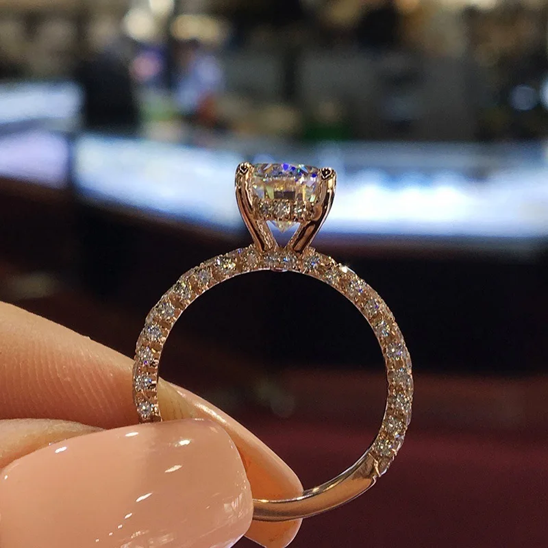 Shining Crystal Zircon Ring For Women Unique Wedding Gift Jewelry Accessories Rings New Trend Hot Sale
Shining Crystal Zircon Ring For Women Unique Wedding Gift Jewelry Accessories Rings New Trend Hot Sale