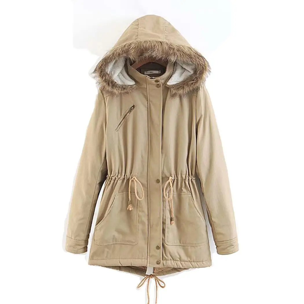 zeagoo Button Warm Winter Coat Women's Adjustable Winter Hooded Solid Zipper Drawstring Button Pocket Waist Autumn Casual
zeagoo Button Warm Winter Coat Women's Adjustable Winter Hooded Solid Zipper Drawstring Button Pocket Waist Autumn Casual
