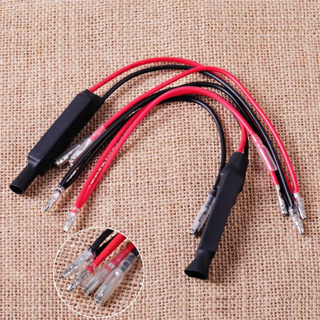 CITALL 2pcs Motorcycle LED Load Resistor Turn Signal Indicator Flash Blinker Fix Error for Harley Honda Kawasaki Yamaha Suzuki
CITALL 2pcs Motorcycle LED Load Resistor Turn Signal Indicator Flash Blinker Fix Error for Harley Honda Kawasaki Yamaha Suzuki