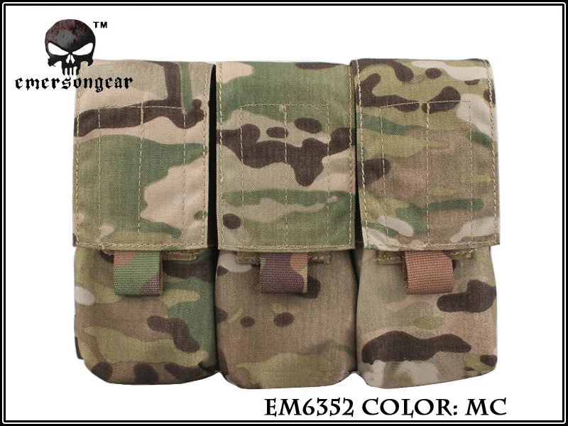 EMERSONGEAR LBT Style M4 Triple Nylon Magazine Pouch Molle Military Airsoft Paintball Combat Gear Multicam EM6352 MC
EMERSONGEAR LBT Style M4 Triple Nylon Magazine Pouch Molle Military Airsoft Paintball Combat Gear Multicam EM6352 MC