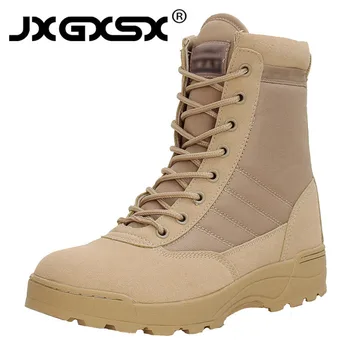 Men Outdoor Sports Desert Military Tactical Boots Male Hiking Shoes Sneakers Women Special Forces Non-slip Wear Climbing Shoes
Men Outdoor Sports Desert Military Tactical Boots Male Hiking Shoes Sneakers Women Special Forces Non-slip Wear Climbing Shoes