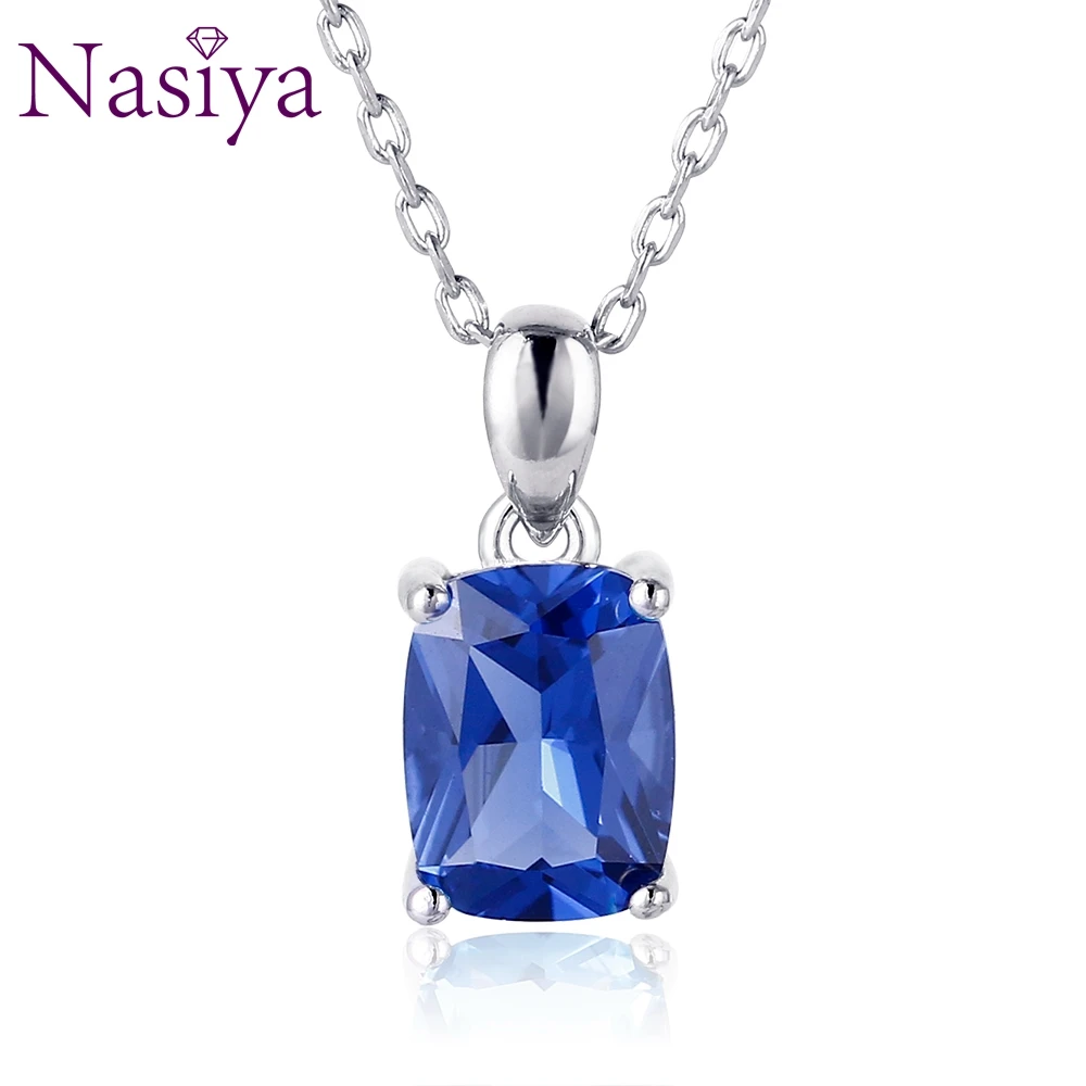 New Trendy Simple Gemstone Necklace For Women Jewelry 925 Sterling Silver Pendants With Chain Wedding Engagement Party Gift
New Trendy Simple Gemstone Necklace For Women Jewelry 925 Sterling Silver Pendants With Chain Wedding Engagement Party Gift