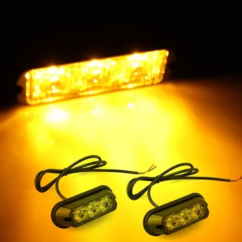 08003-2 DC 12V DC 2PCS 3W High Power Waterproof 3 LED Car Truck Emergency Strobe Flash Light Yellow
08003-2 DC 12V DC 2PCS 3W High Power Waterproof 3 LED Car Truck Emergency Strobe Flash Light Yellow