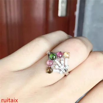 KJJEAXCMY fine jewelry 925 pure silver inlaid with natural tourmaline, 5 gem women's ring jewelry free shipping.
KJJEAXCMY fine jewelry 925 pure silver inlaid with natural tourmaline, 5 gem women's ring jewelry free shipping.