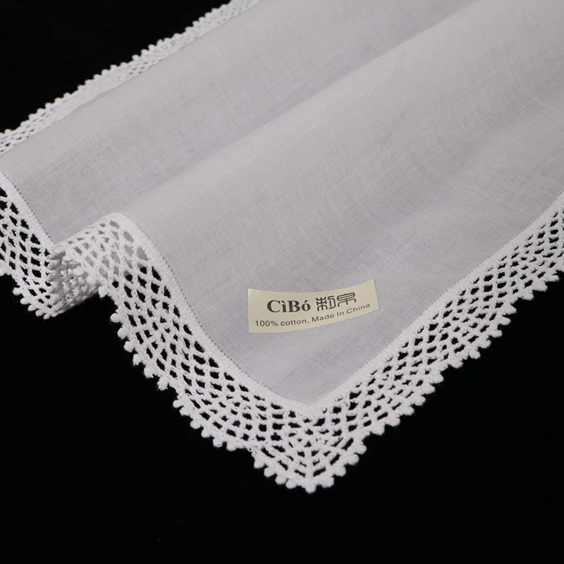 A014: White premium cotton lace handkerchiefs 12 pieces/pack blank crochet hankies for women/ladies wedding gift
A014: White premium cotton lace handkerchiefs 12 pieces/pack blank crochet hankies for women/ladies wedding gift