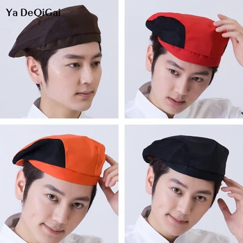 Mesh Chef Hats Cafe Bar Waiter Beret Restaurant Kitchen Workwear Baking Caps Men Women Breathable Forward Caps Chef Uniform hats
Mesh Chef Hats Cafe Bar Waiter Beret Restaurant Kitchen Workwear Baking Caps Men Women Breathable Forward Caps Chef Uniform hats