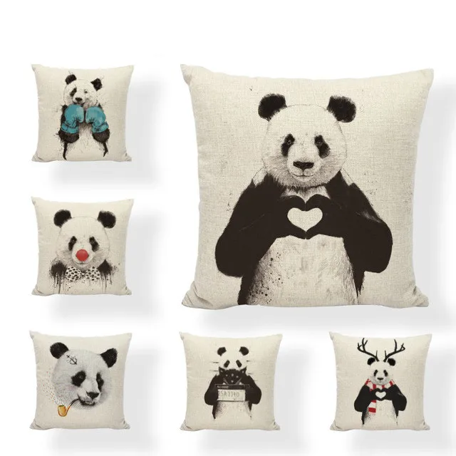 Cartoon Cute Panda Cushion Cover Chic Boxing Gloves 45*45Cm Pipe Swing Home Car Decorate Christmas Hat Pillowcase
Cartoon Cute Panda Cushion Cover Chic Boxing Gloves 45*45Cm Pipe Swing Home Car Decorate Christmas Hat Pillowcase