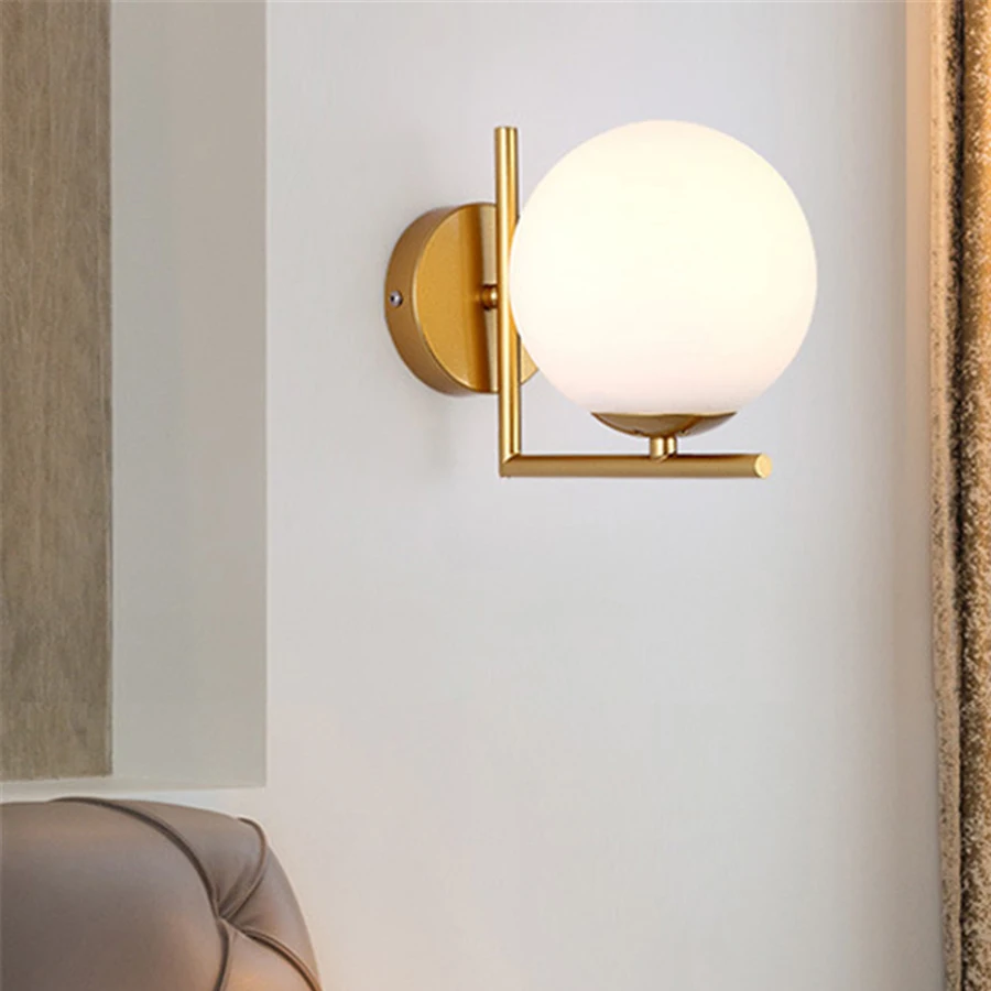 BEIAIDI Personality Nordic Globe Glass Wall Light Foyer Bedroom Bedside Wall Lamp Loft Hotel Villa Corridor Aisle Wall Sconces
BEIAIDI Personality Nordic Globe Glass Wall Light Foyer Bedroom Bedside Wall Lamp Loft Hotel Villa Corridor Aisle Wall Sconces