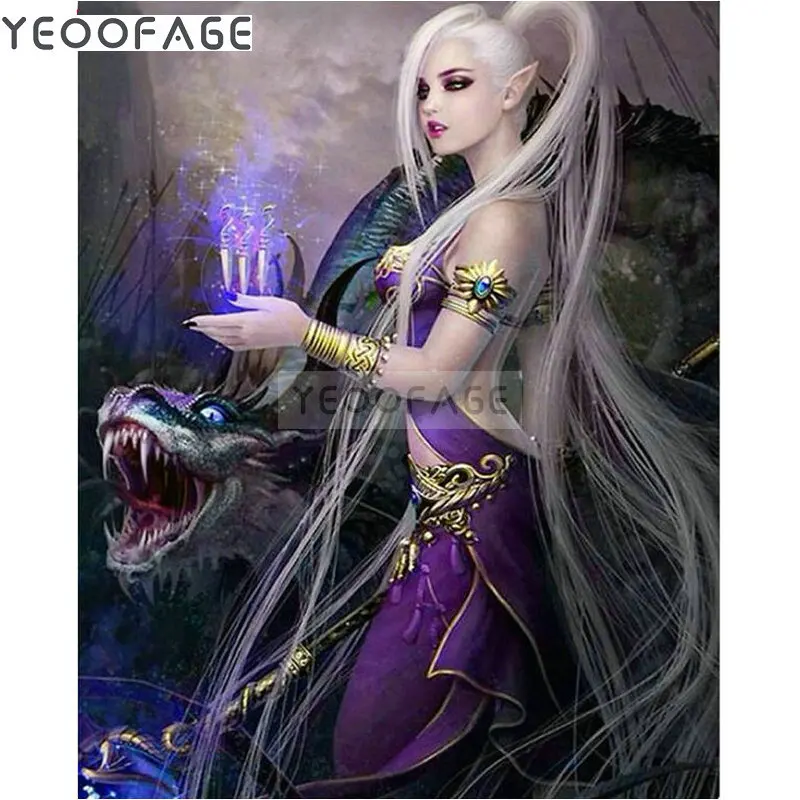 Full Drill diy Diamond Embroidery Mosaic rhinestone Needlework Cartoon elf 3D square Diamond Paintings Cross Stitch Dragon
Full Drill diy Diamond Embroidery Mosaic rhinestone Needlework Cartoon elf 3D square Diamond Paintings Cross Stitch Dragon