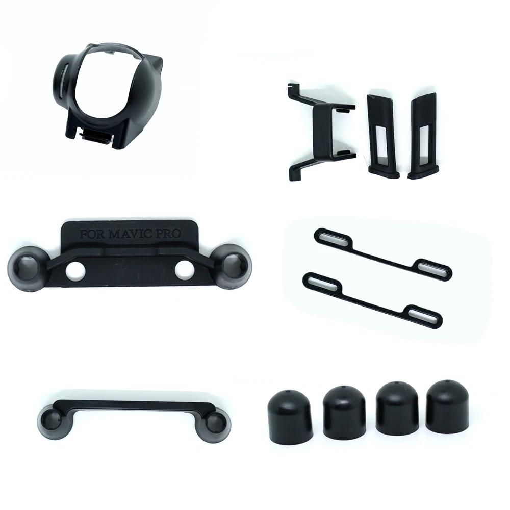For DJI Mavic Pro Kit Silicone Motor Cap+Remote Control Protection +Extended Holder +Propeller Holder+Joysticks Color For Random
For DJI Mavic Pro Kit Silicone Motor Cap+Remote Control Protection +Extended Holder +Propeller Holder+Joysticks Color For Random