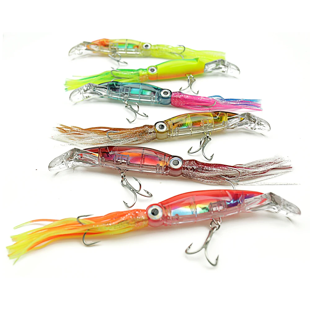 6 pcs/set Big Size Hard Fishing Lure Artificial Bait 24cm/40g Fishing Tackle 6 Color Available Squid Lure Fishing Bait
6 pcs/set Big Size Hard Fishing Lure Artificial Bait 24cm/40g Fishing Tackle 6 Color Available Squid Lure Fishing Bait