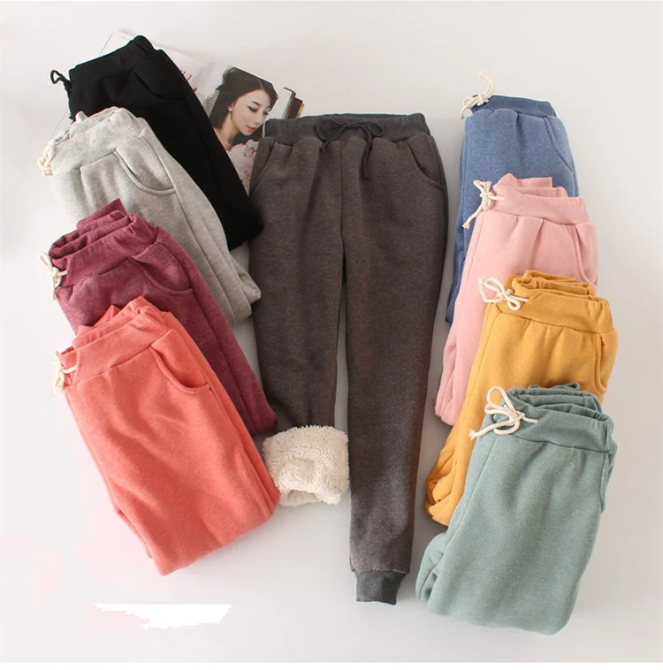 Winter Fleece Warm Women Harem Pants 2018 Big Size Elastic Waist Leisure Thicken Sweatpants Full Length 9 Color Loose Trousers
Winter Fleece Warm Women Harem Pants 2018 Big Size Elastic Waist Leisure Thicken Sweatpants Full Length 9 Color Loose Trousers