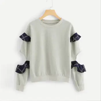 Casual Women Clothing Loose Female Sweatshirt O-Neck Solid Color Long-Sleeved Feminina Casual Pullover Blouse S064
Casual Women Clothing Loose Female Sweatshirt O-Neck Solid Color Long-Sleeved Feminina Casual Pullover Blouse S064