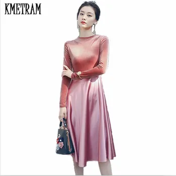 KMETRAM 2020 Elegant Fashion Women Slim Velvet Dress Autumn Winter Party Long Bodycon Dresses Ladies Vestidos Winter Dress HH606
KMETRAM 2020 Elegant Fashion Women Slim Velvet Dress Autumn Winter Party Long Bodycon Dresses Ladies Vestidos Winter Dress HH606