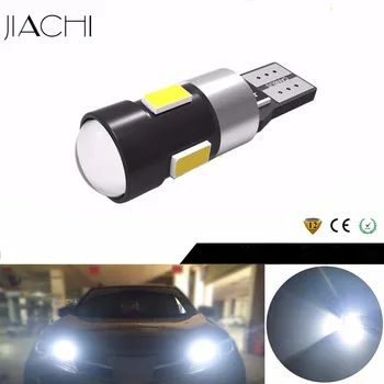 JIACHI 100 x T10 W5W 2825 CANBUS No Error LED Light Bulbs 5730SMD 6 LEDs Replacement Lamp For Car With Projector Lens White 12V
JIACHI 100 x T10 W5W 2825 CANBUS No Error LED Light Bulbs 5730SMD 6 LEDs Replacement Lamp For Car With Projector Lens White 12V