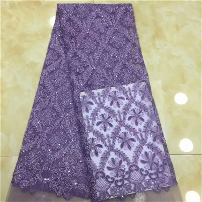 African sequins Lace Fabric 2019 High Quality Lace Material pink French Lace Fabric Nigerian Tulle Mesh Lace Fabrics purple
African sequins Lace Fabric 2019 High Quality Lace Material pink French Lace Fabric Nigerian Tulle Mesh Lace Fabrics purple