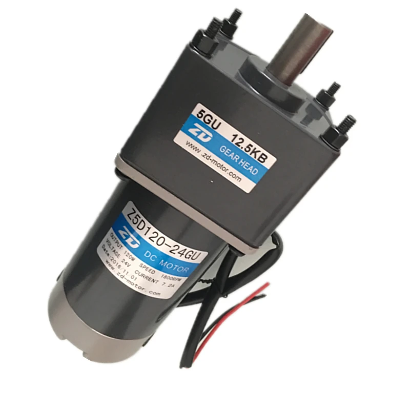 120watt engine with reducer 300 revolutions 24 volts flange 104mm DC brush gear motors and separately reducer ratio 1: 5 &1: 7.5
120watt engine with reducer 300 revolutions 24 volts flange 104mm DC brush gear motors and separately reducer ratio 1: 5 &1: 7.5