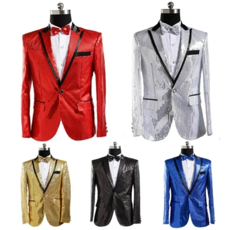 Paillette Male Master Sequins Dresses Stage Costumes Men Terno Suit MC Host Clothing Singer Suits & Blazer Show Jacket Outerwear
Paillette Male Master Sequins Dresses Stage Costumes Men Terno Suit MC Host Clothing Singer Suits & Blazer Show Jacket Outerwear
