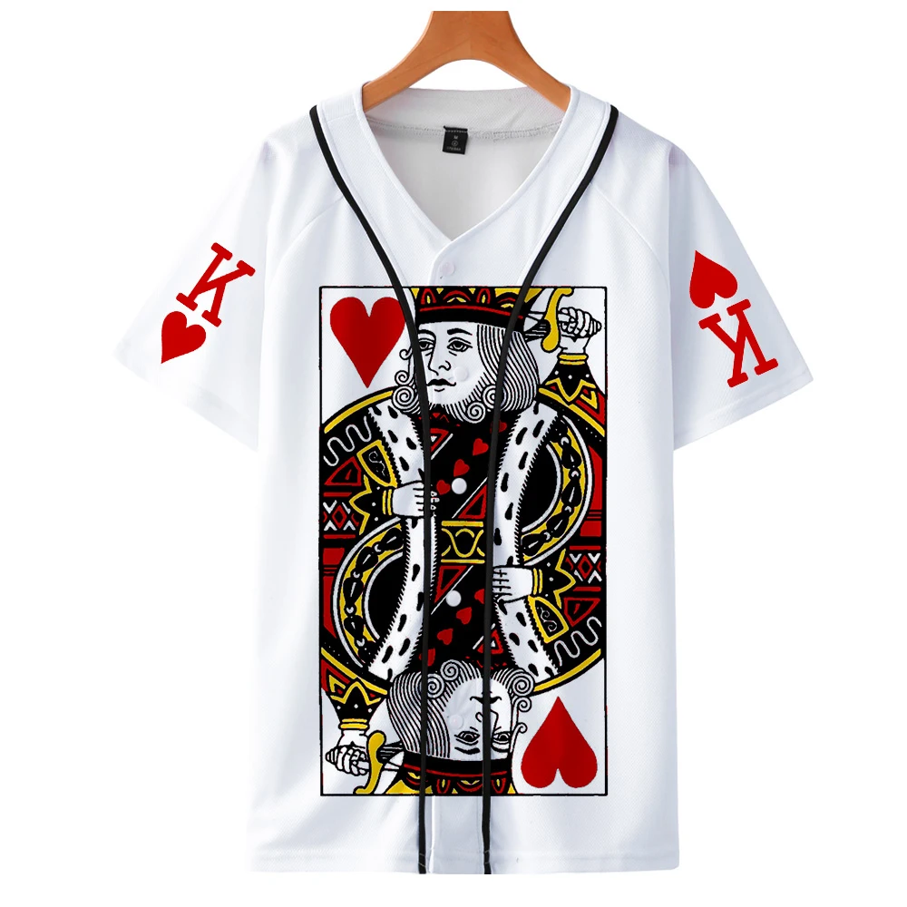 2019 New Style 3D Poker printing Harajuku baseball t-shirt Women/Men style 2019 summer Hot Sale Short Sleeve baseball t-shirt
2019 New Style 3D Poker printing Harajuku baseball t-shirt Women/Men style 2019 summer Hot Sale Short Sleeve baseball t-shirt