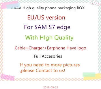 50Pcs/ High Quality US/EU Version Phone Paper Packaging Box Case For Samsung Galaxy S7 edge With Full Accessories
50Pcs/ High Quality US/EU Version Phone Paper Packaging Box Case For Samsung Galaxy S7 edge With Full Accessories