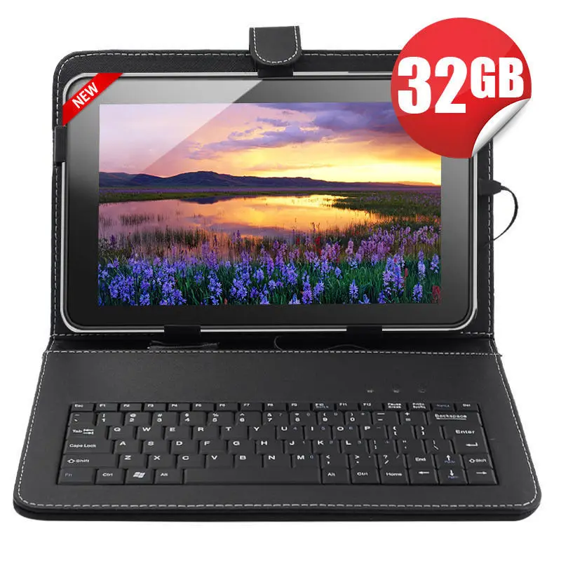32GB 10.1" Inch A31S Quad Core WIFI Android 4.4 HDMI Tablet PC Keyboard Bundle