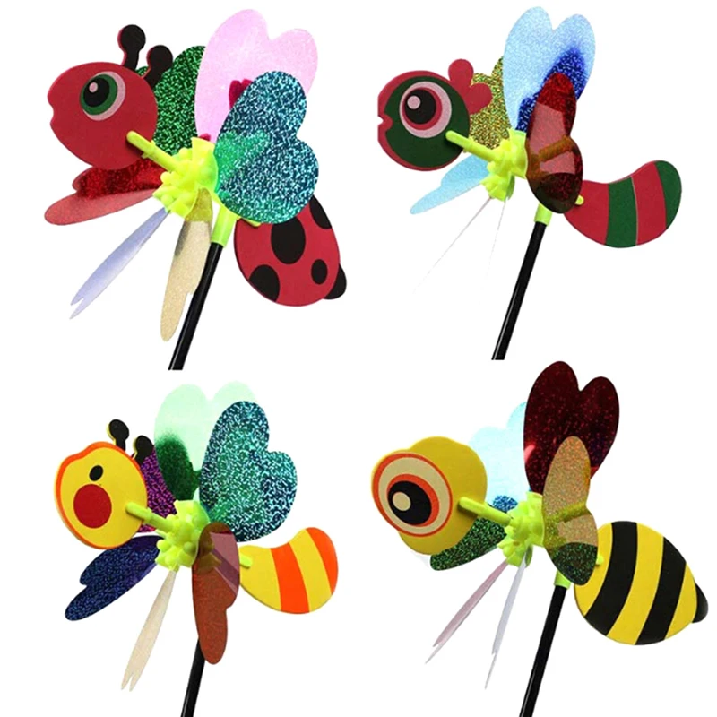 Colorful 3D Insect Large Animal Bee Ladybug Windmill Wind Spinner Whirligig Yard Garden Outdoor Classic Toys Random
Colorful 3D Insect Large Animal Bee Ladybug Windmill Wind Spinner Whirligig Yard Garden Outdoor Classic Toys Random