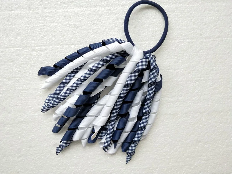 Girl 5" Gingham Curly Ribbon Tassels A-korker Ponytail Holders Streamer Corker Plaid Hair Bows Ties Bobbles Accessories 1pair
Girl 5" Gingham Curly Ribbon Tassels A-korker Ponytail Holders Streamer Corker Plaid Hair Bows Ties Bobbles Accessories 1pair