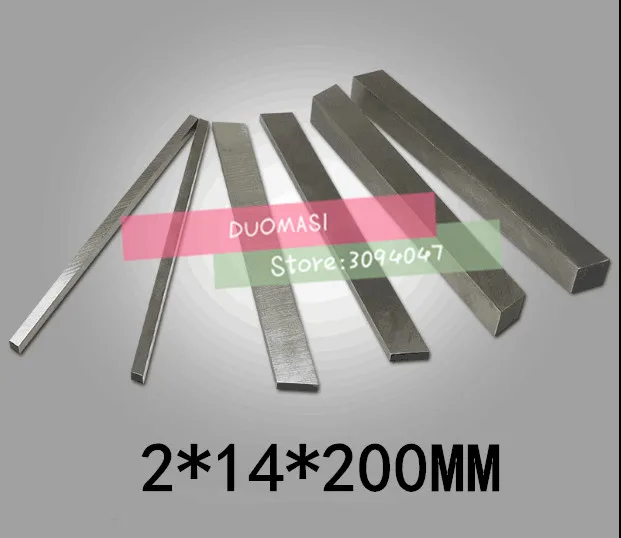 HRC60 2*14*200mm High-speed steel Sharp steel STEEL BILLETS blade Flat HSS Turning tool DIY knife material, Lathe tool
HRC60 2*14*200mm High-speed steel Sharp steel STEEL BILLETS blade Flat HSS Turning tool DIY knife material, Lathe tool