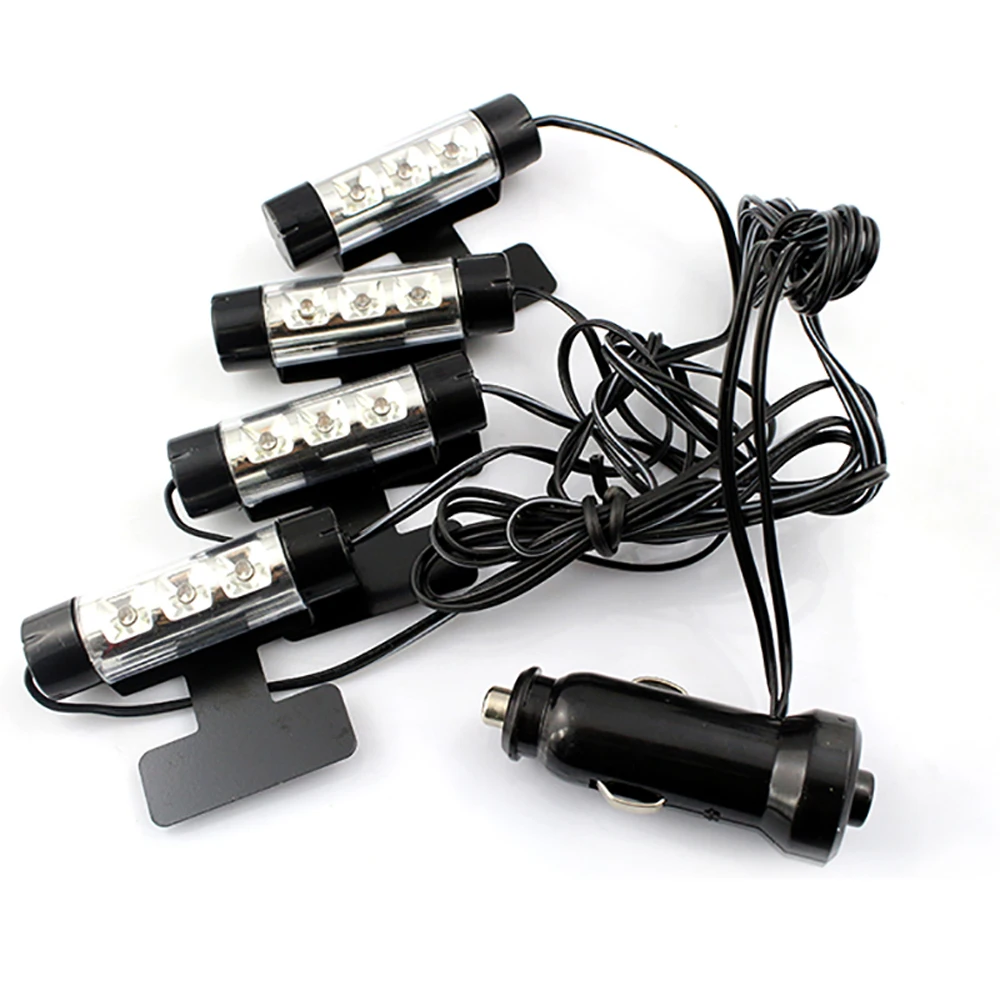 Auto parts 4 1inch Soles Ambient Light Car LED mood light interior decorative lights interior foot lights car styling
Auto parts 4 1inch Soles Ambient Light Car LED mood light interior decorative lights interior foot lights car styling