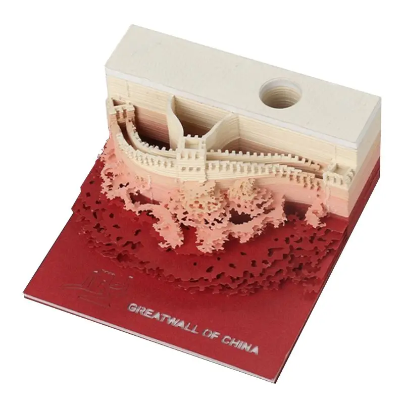 Art Building Block DIY 3D Great Wall Memo Notes Pads Convenience Stickers Papers Card Art Crafts
Art Building Block DIY 3D Great Wall Memo Notes Pads Convenience Stickers Papers Card Art Crafts
