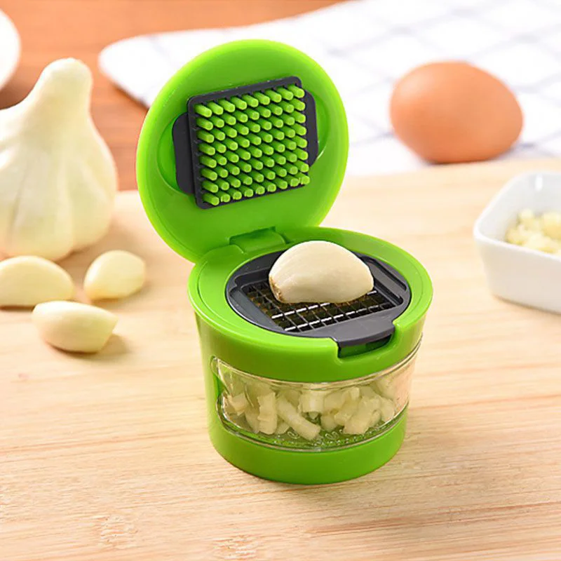 1pc Mini Portable Garlic Grater ABS Stainless Steel Garlic Press Chopper Slicer Hand Presser Grinder Crusher Kitchen Tool Gadget
1pc Mini Portable Garlic Grater ABS Stainless Steel Garlic Press Chopper Slicer Hand Presser Grinder Crusher Kitchen Tool Gadget