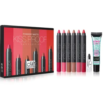 Menow 6 Color/Pack KISS PROOF Sexy Beauty Waterproof Lasting Do Not Fade Lipstick Pen+1Pcs Pencil Sharpener+Cleansing milk
Menow 6 Color/Pack KISS PROOF Sexy Beauty Waterproof Lasting Do Not Fade Lipstick Pen+1Pcs Pencil Sharpener+Cleansing milk