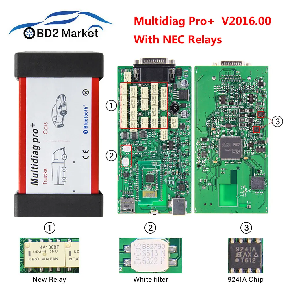 TCSCDP multidiag pro OBDII OBD2 scanner 2016.00 keygen Bluetooth obd 2 car and truck diagnostic tool TCS-CDP + obd2 conector
TCSCDP multidiag pro OBDII OBD2 scanner 2016.00 keygen Bluetooth obd 2 car and truck diagnostic tool TCS-CDP + obd2 conector