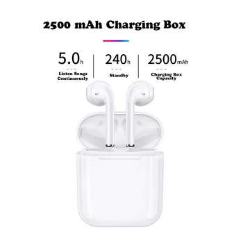TWS Mini Bluetooth 5.0 Wireless Earphones Auto Noise Reduction In-Ear Earbuds With Charging Box Stereo Sport Headsets PK i10 i11
TWS Mini Bluetooth 5.0 Wireless Earphones Auto Noise Reduction In-Ear Earbuds With Charging Box Stereo Sport Headsets PK i10 i11