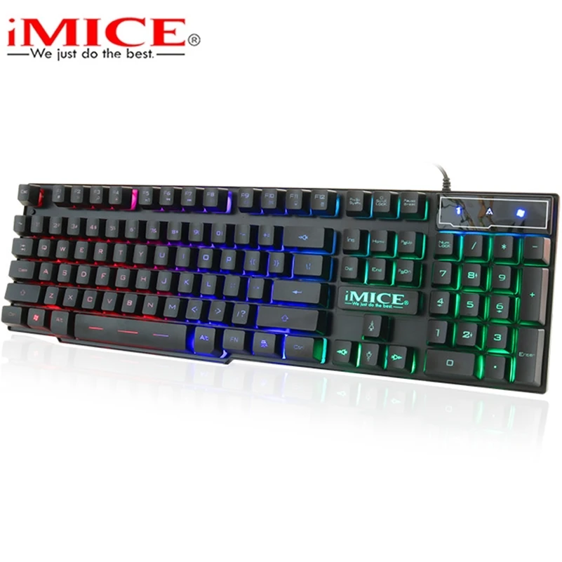 iMice Keyboard 104 Key Gaming Keyboard Silent Mouse Set Waterproof USB Backlit Gamer Keyboards with Game Mouse X7 Gamer Mice Set